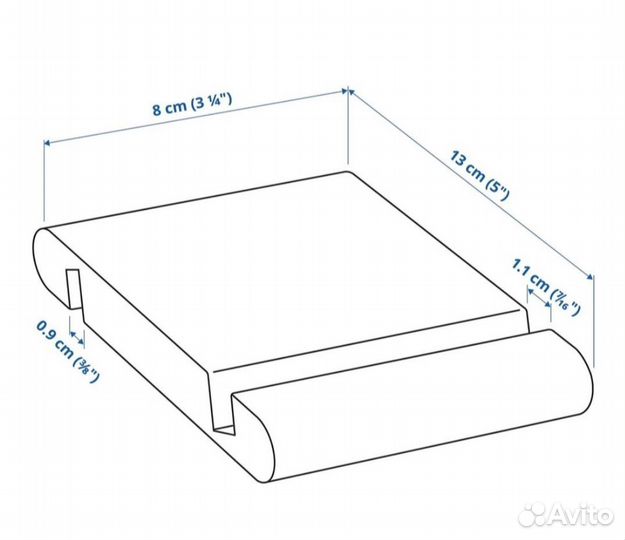Икеа подставка для телефона/планшета Бамбук Оригин