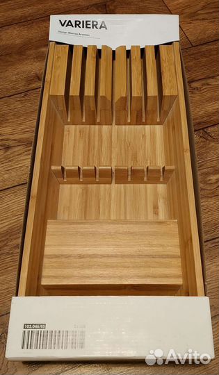 Деревянная подставка новая для ножей Варьера IKEA