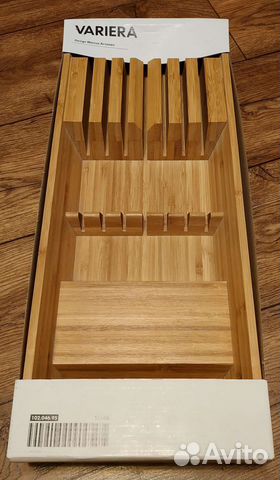 Деревянная подставка новая для ножей Варьера IKEA