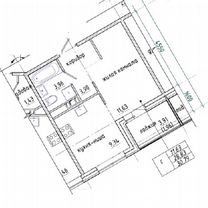 1-к. квартира, 30,8 м², 6/8 эт.