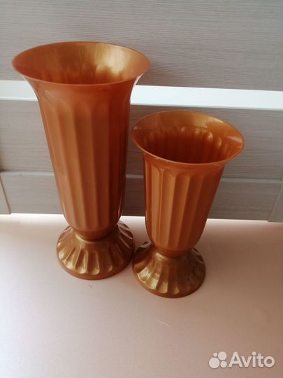 Вазон для цветов пластиковый, кашпо, горшок