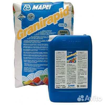 Клей для плитки Mapei Granirapid двухкомпонентный