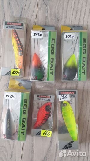 Воблеры новые