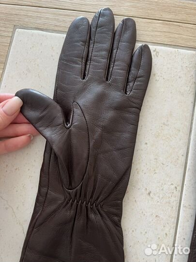 Перчатки женские кожаные 7.5