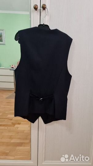 Житка юбка школьная темно синяя XS 164