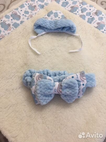 Конверт на выписку для мальчика зимний