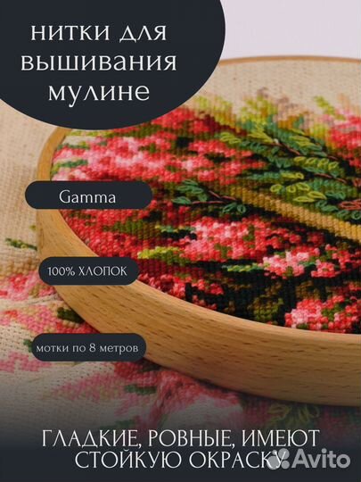 Нитки для вышивания «мулине»