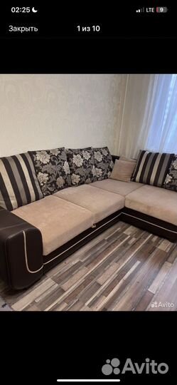 Угловой диван бу