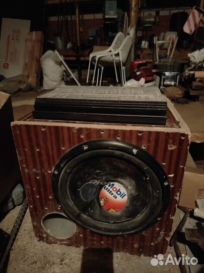 Сабвуфер и усилитель бу