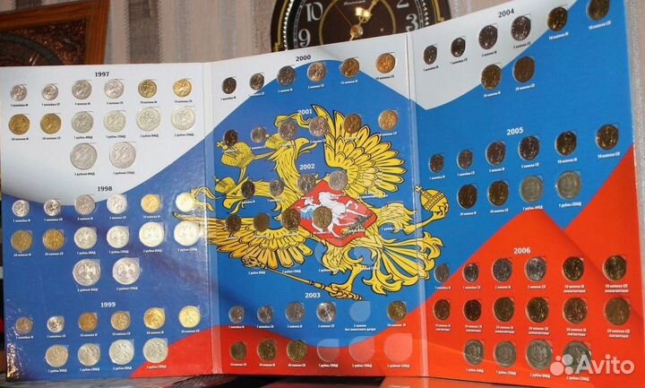 Монеты Россия регулярный чекан 1997-2023