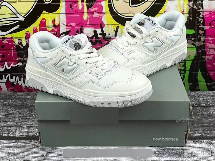 Кроссовки New Balance 550 White (36-45)