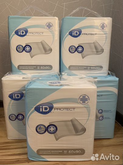 Пеленки одноразовые 60х90 30 штук