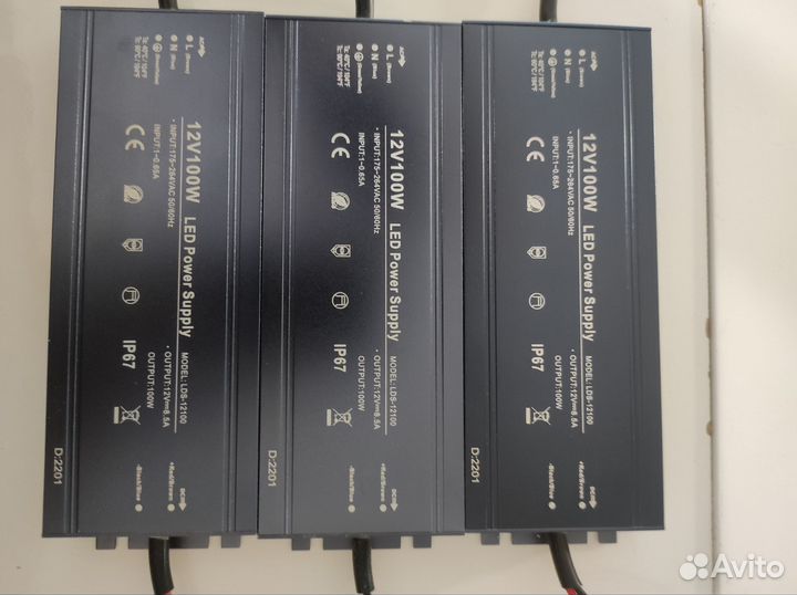 Блок питания 12v 100w ip67