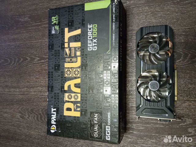 Видеокарта gtx 1060 6gb palit