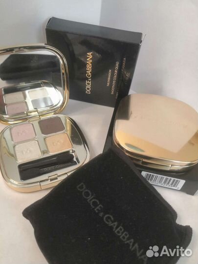 Тени для век dolce & gabbana golds 125