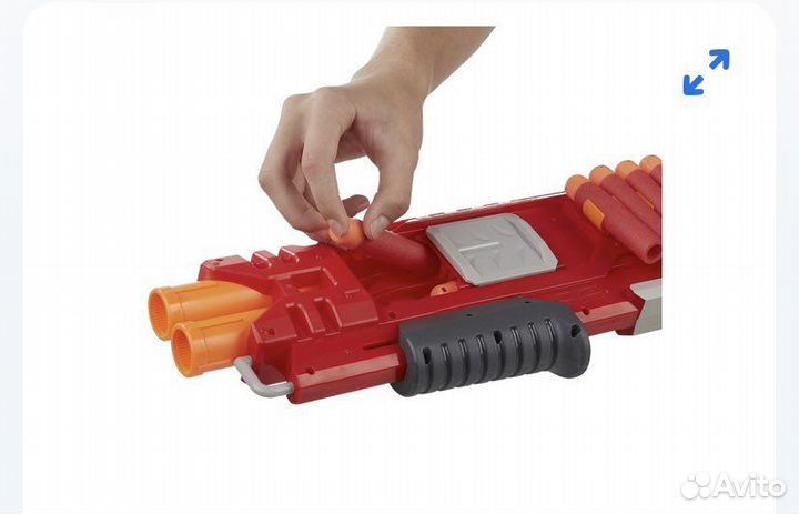 Бластер mega nerf doublebreach
