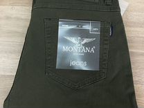 Джинсы мужские летние Montana хаки W32-40