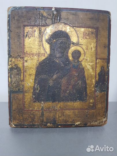 Икона Смоленской Божьей Матери «Одигитрия» 19 век