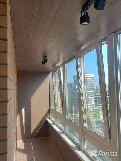 Остекление окон и балконов пвх