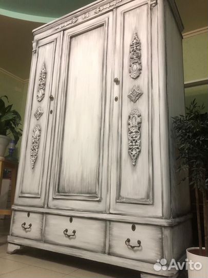 Винтажный шкаф реставрация