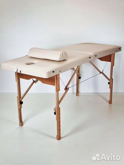 Кушетка массажный стол + полувалик и стул мастера