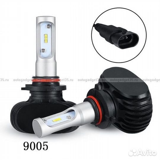 Сверх яркие светодиоды Avtodecor S1 6000k комплект