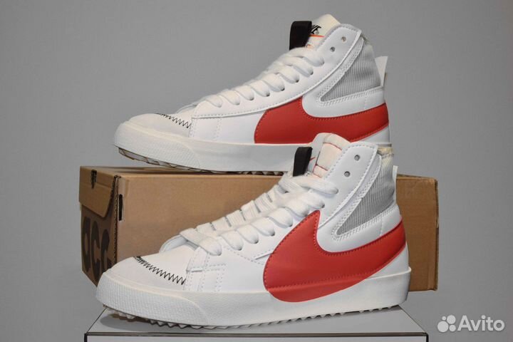 Nike Blazer Jumbo (41-45, Белые, Гарантия)