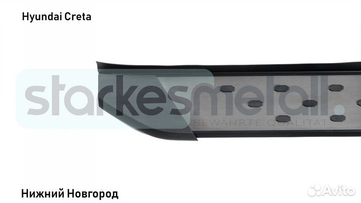 Подножки Hyundai Creta Style