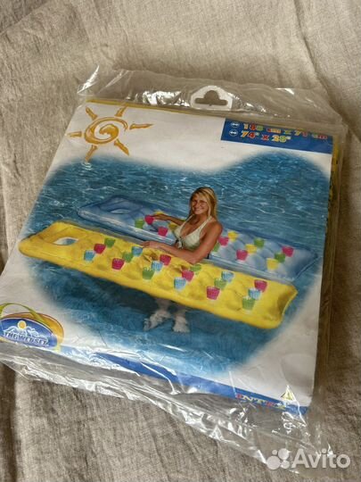 Надувной матрас для плавания Intex