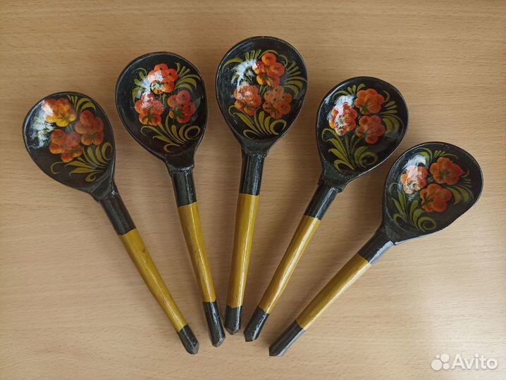 Деревянные ложки СССР новые