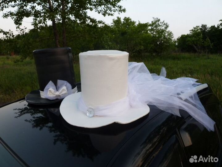 Свадебные украшения на машины