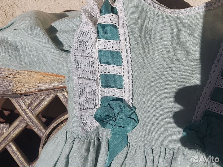 Платье на антикварную куклу или реплику