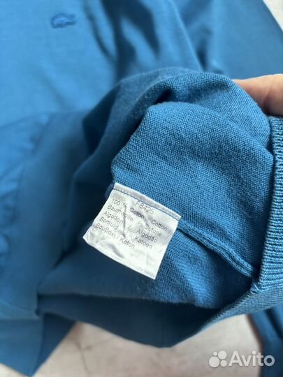 Винтажный свитер пуловер lacoste