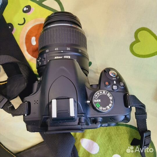 Зеркальный Фотоаппарат nikon d3200, сумка и штатив