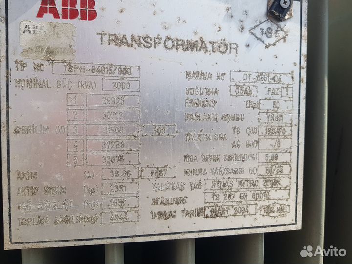 Трансформатор ABB tsph-04015/900