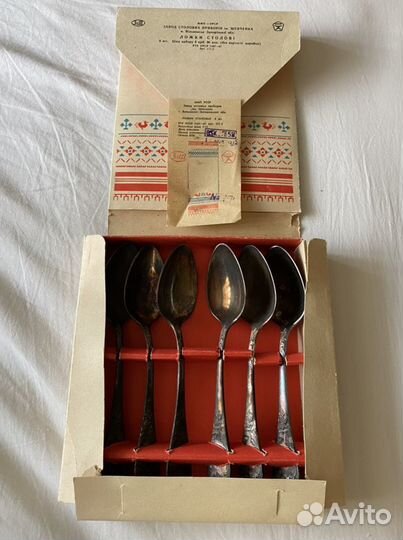 Подарочный набор столовых ложек СССР