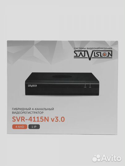 SVR-4115P v3.0 видеорегистратор гибридный
