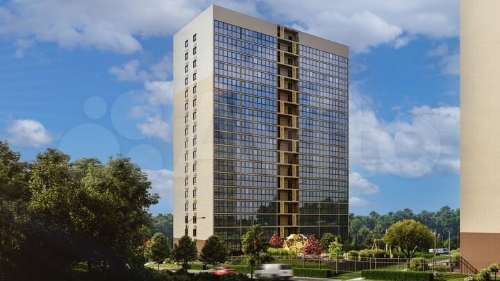 2-к. квартира, 41,1 м², 3/17 эт.