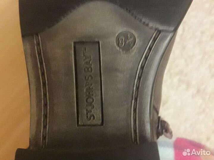 Сапоги осенние Индия новые кожа