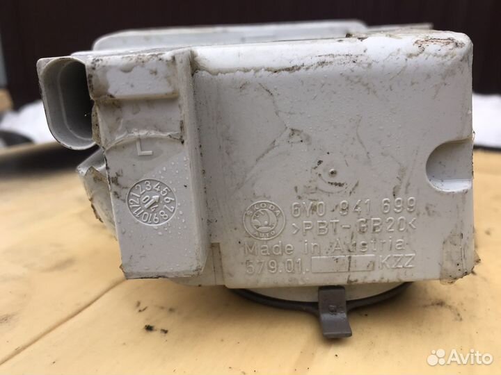 Фара птф левая skoda fabia 1999-2008