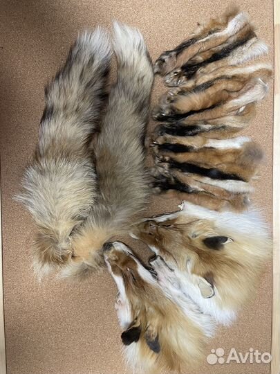 Натуральный мех лисы хвост для Tai'Shen