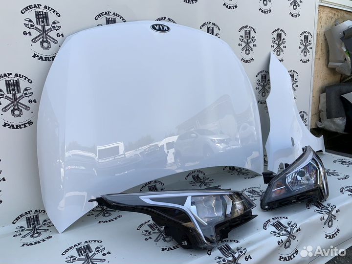 Капот Kia Rio 4 Оригинал 2020-22/Ноускат Киа Рио 4