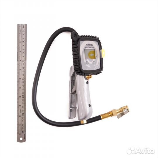 Пистолет подкачки с электронным манометром Rossvik