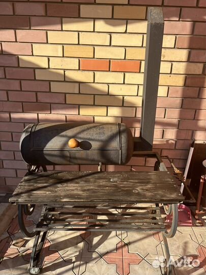 Мангал с крышей