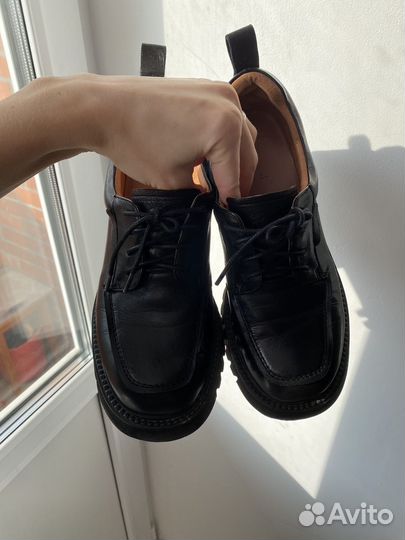 Полуботинки натуральная кожа 38