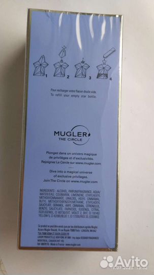 Mugler angel парфюмерная вода (сменный блок)