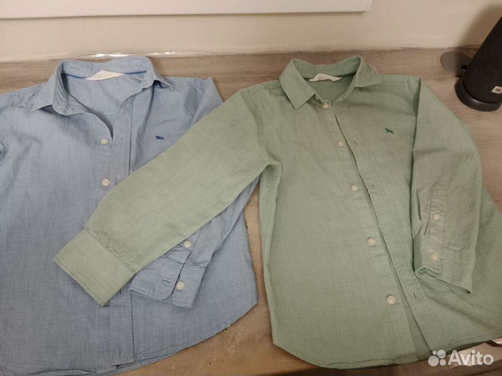 Рубашки на 6-7 лет (122 размер) h&m