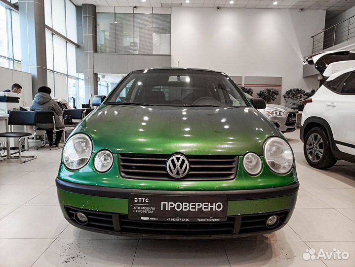 Volkswagen Polo 1.4 МТ, 2002, 268 984 км