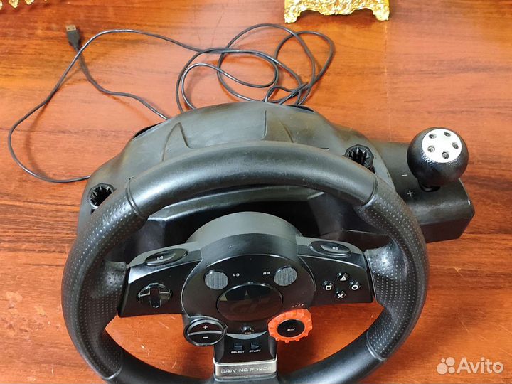 Игровой руль logitech driving gt
