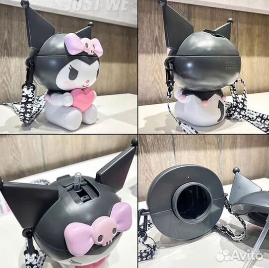 Фигурная бутылка Kuromi